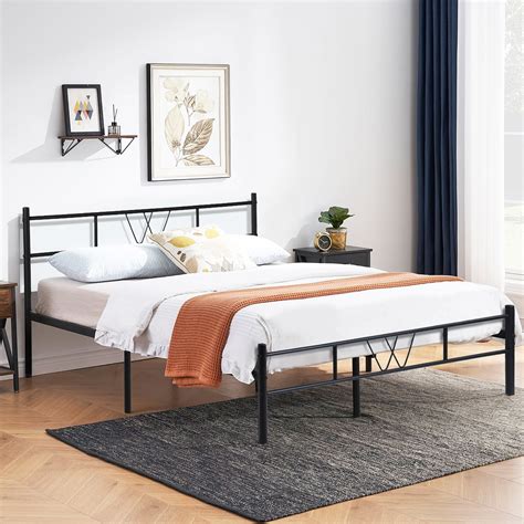 Smiaoer Bed Frame, Full Size Metal Platform Bed 